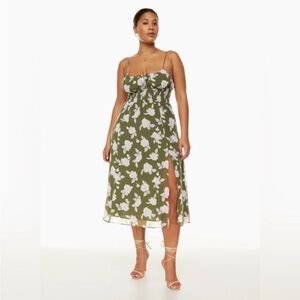 Aritzia Wilfred Genoa Midi Dress